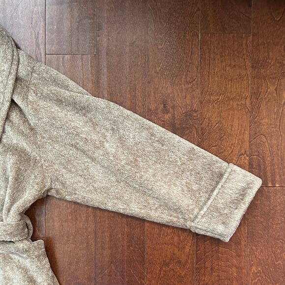 Daniel Buchler Men’s Plush Tan Bathrobe, Size L/XL - Picture 4 of 15